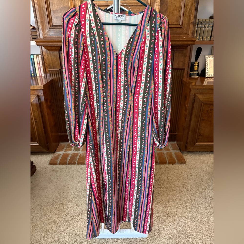 Crosby by Mollie Burch Colorful Striped Dress